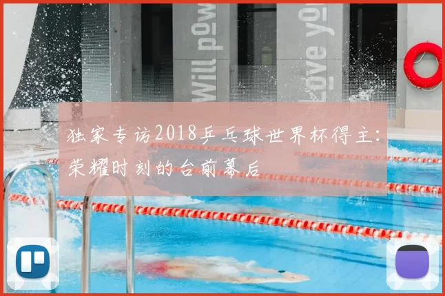独家专访2018乒乓球世界杯得主：荣耀时刻的台前幕后